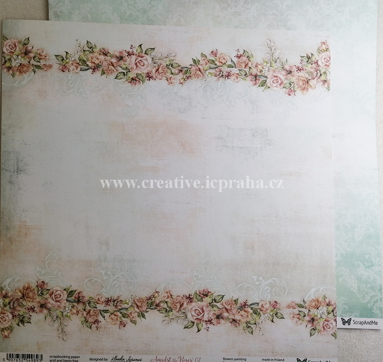 ScrapAndMe V růžích AtR 07/08 30x30,5cm 250g/m2